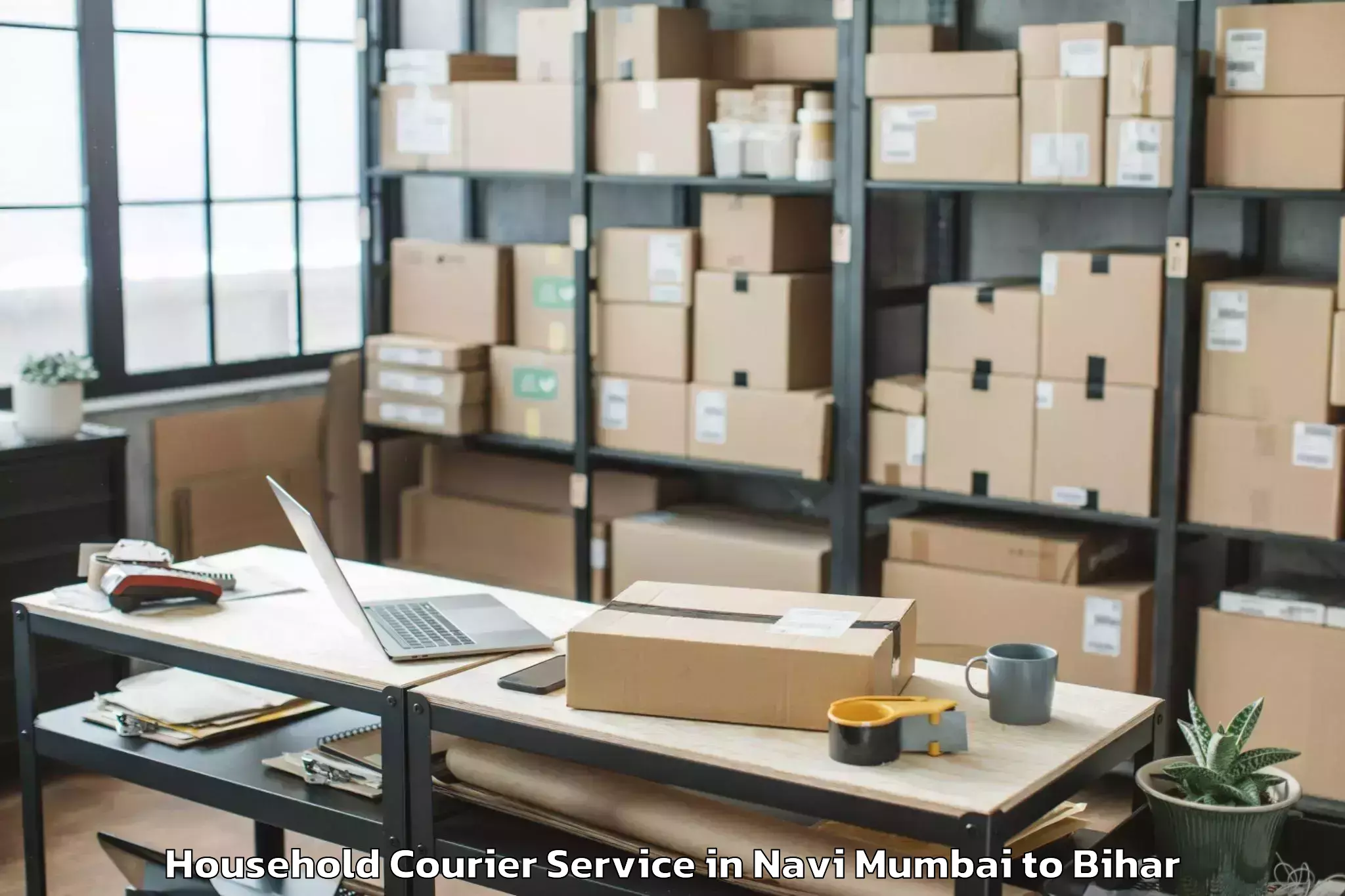 Top Navi Mumbai to Gaya Household Courier Available